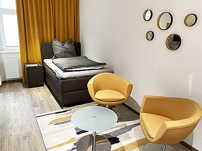 Single-Boxspringbett von Bellus