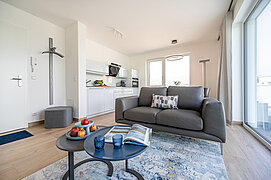 offene Wohnküche Ferienwohnung