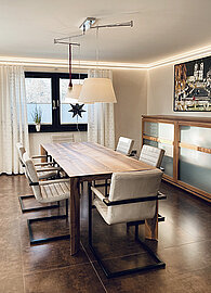 gemütlicher Essplatz