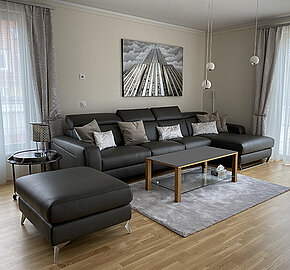 italienisches Ledersofa mit Funktionen von Rossini